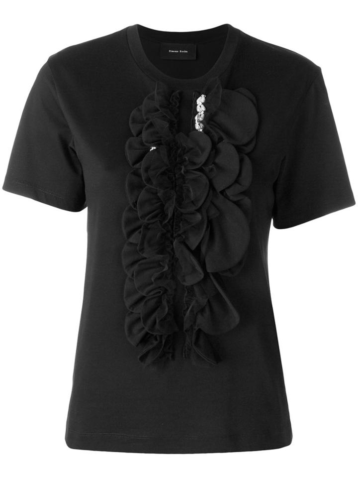 Simone Rocha Embellished T-shirt - Black