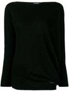 Liu Jo Ruched Side Jumper - Black