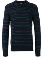 Ps By Paul Smith Striped Sweatshirt, Men's, Size: Xl, Blue, Cotton/nylon