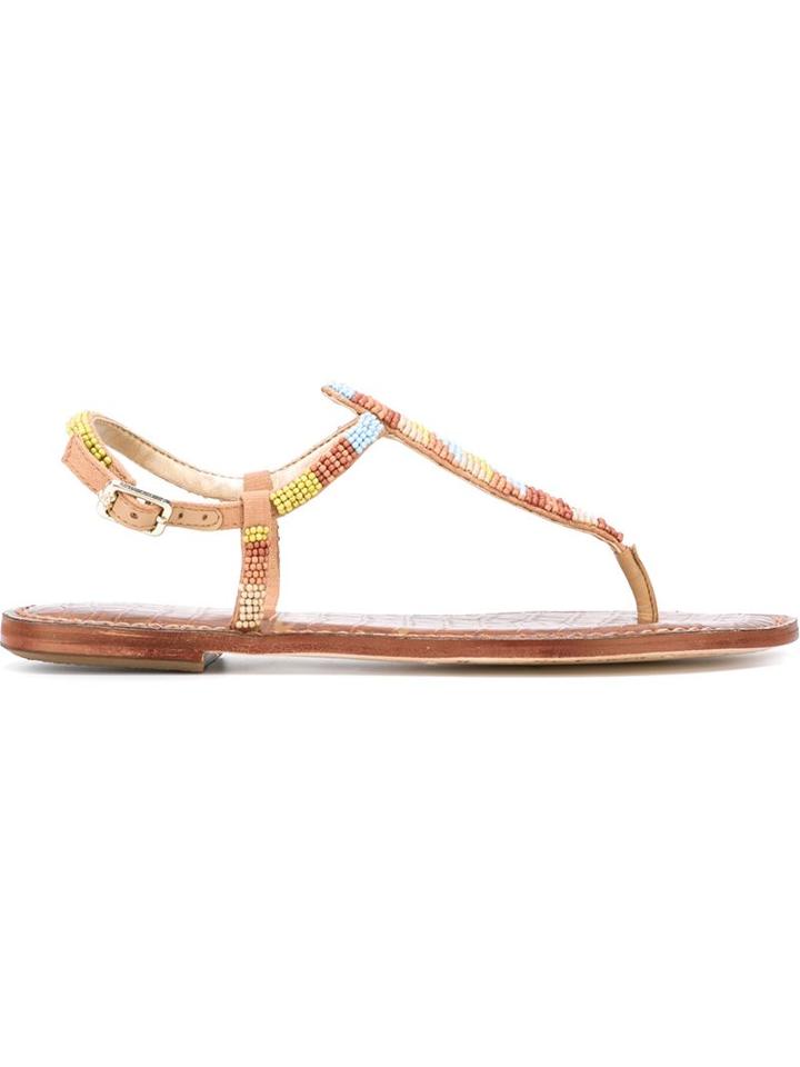 Sam Edelman Gail Sandals, Women's, Size: 37, Leather/polyurethane
