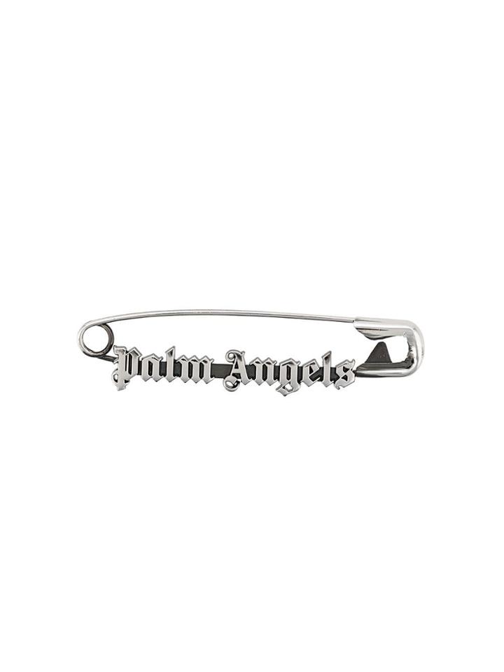 Palm Angels Logo Brooch - Silver