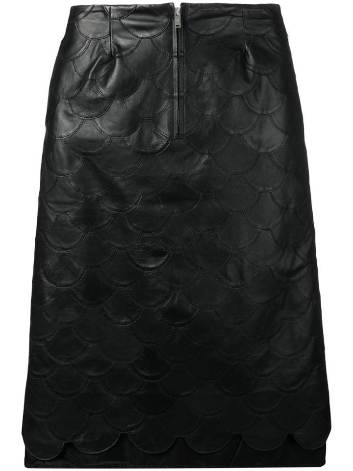 Golden Goose Fishscale Pencil Skirt - Black