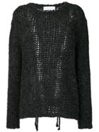 Iro Open Knit Sweater - Grey