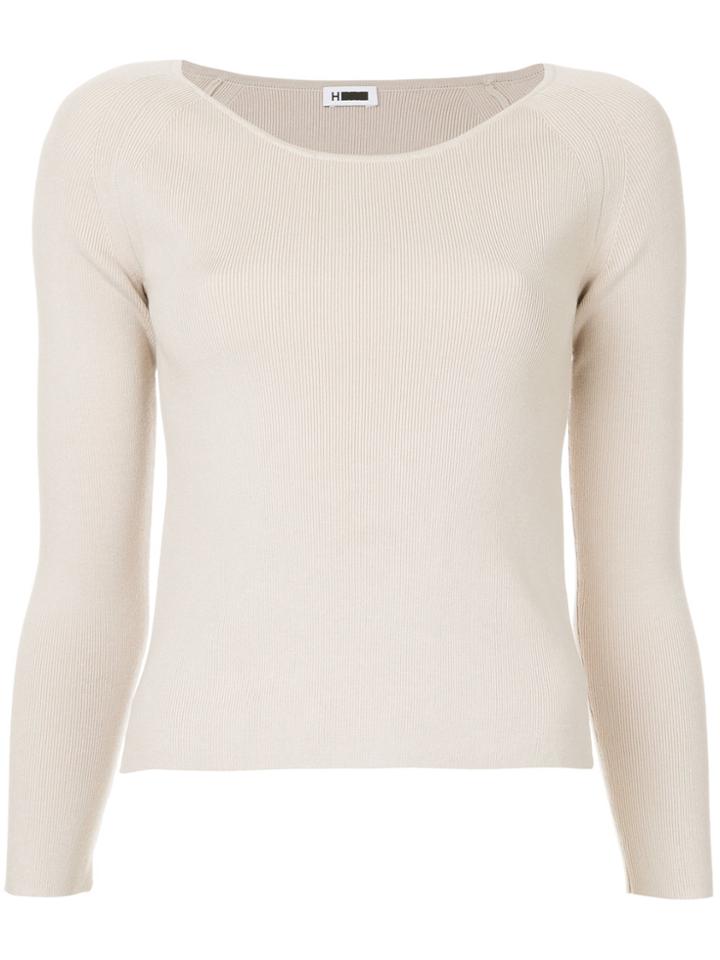 H Beauty & Youth Round Neck Jumper - Nude & Neutrals