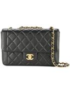 Chanel Vintage Diamond Quilt Chain Bag - Black