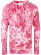 Laneus Tie-dye Hooded Sweater - Pink
