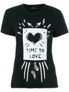 Diesel 't-sully' Printed T-shirt, Women's, Size: Small, Black, Cotton