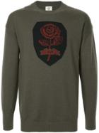 Kent & Curwen Logo Patch Jumper - Green
