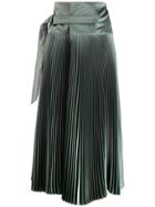 Brunello Cucinelli Pleated Midi Skirt - Green