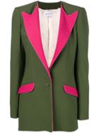 Hebe Studio Boyfriend Fit Blazer - Green