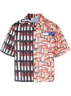 Prada Short-sleeve Printed Shirt - Yellow & Orange