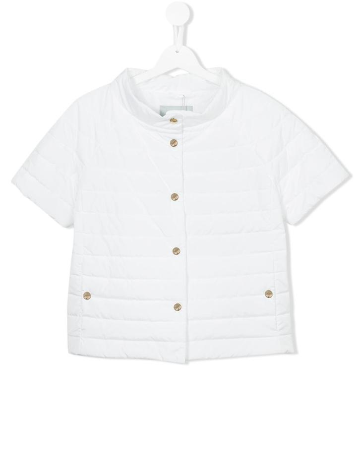 Herno Kids Shortsleeved Padded Jacket, Size: 14 Yrs, White