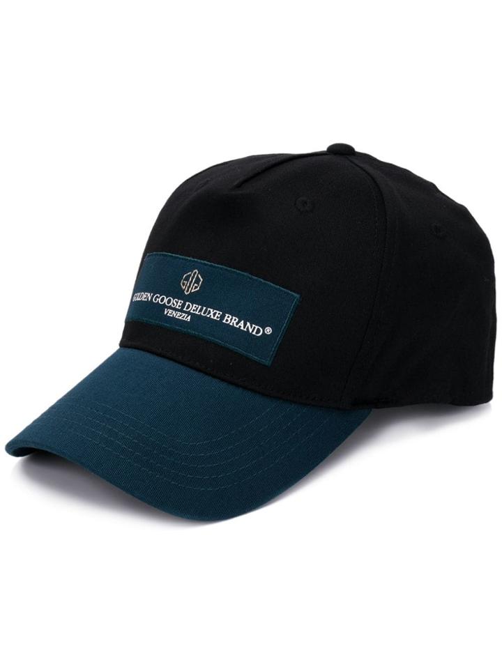 Golden Goose Deluxe Brand Logo Patch Cap - Black