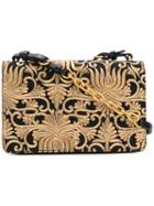 Tory Burch - Brocade Shoulder Bag - Women - Leather/polyester/metallic Fibre - One Size, Black, Leather/polyester/metallic Fibre