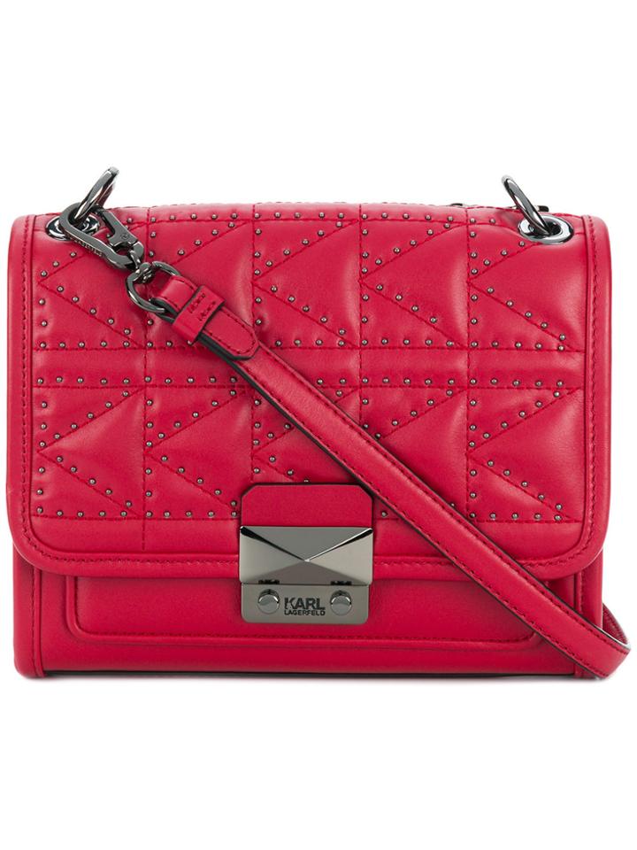 Karl Lagerfeld K/kuilted Handbag - Red