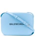Balenciaga Everyday Logo Camera Bag Xs - Blue