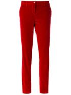 Etro Velvet Capri Trousers - Red