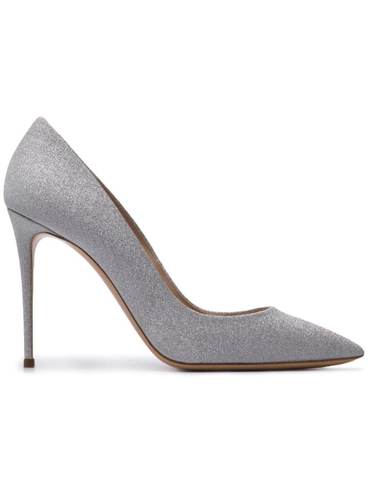 Casadei Glitter Pumps - Grey