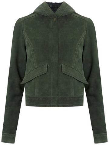 Talie Nk Leather Jacket - Green