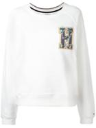 Tommy Hilfiger - Appliqué H Sweatshirt - Women - Cotton - L, Women's, White, Cotton