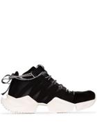 Unravel Project Drawstring Low-top Sneakers - Black