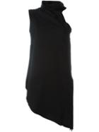 Lost & Found Rooms Sleeveless Roll Neck Top, Women's, Size: Small, Black, Cotton