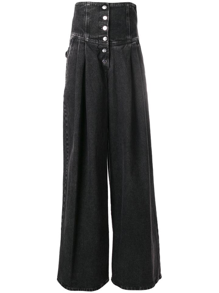 Sara Battaglia High Waisted Jeans - Grey