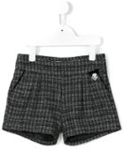 Tartine Et Chocolat Tweed Shorts, Girl's, Size: 6 Yrs, Black