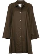 Chanel Pre-owned Minimalist Midi Trench Coat - Brown