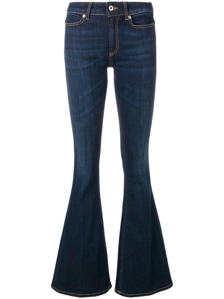 Dondup Skinny Flared Jeans - Blue