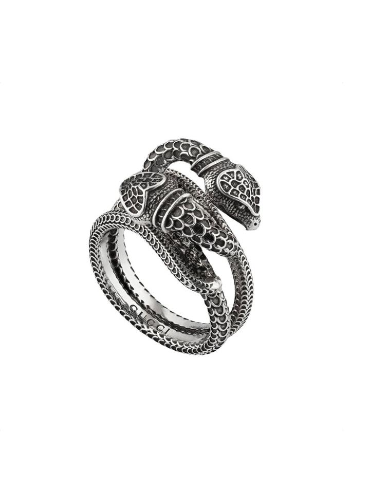 Gucci Gucci Garden Snakes Ring - Metallic