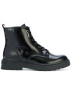 Calvin Klein Jeans Lace-up Ankle Boots - Black