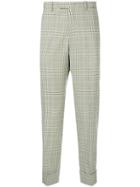 Wooyoungmi Plaid Cuffed Trousers - Multicolour