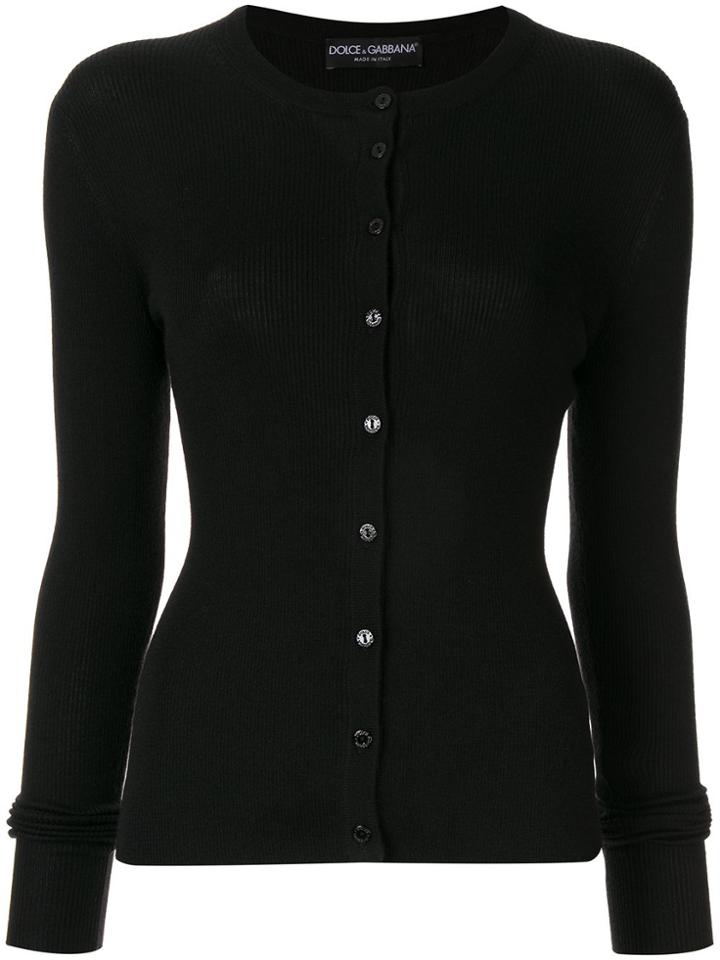 Dolce & Gabbana Button-front Cardigan - Black