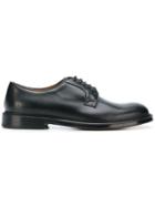Doucal's Round Toe Lace-up Shoes - Black