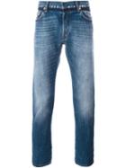 Valentino 'rockstud' Straight Leg Jeans, Men's, Size: 29, Blue, Cotton/spandex/elastane