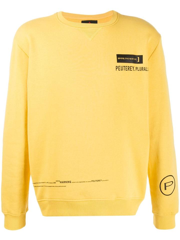 Peuterey Corbett Crew Neck Sweater - Yellow