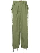 Kolor Beacon Side Print Trousers - Green