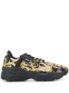 Versace Jeans Couture Baroque Print Sneakers - Yellow