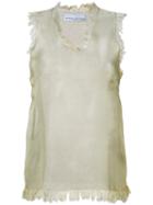 Wanda Nylon - Karly Tank Top - Women - Polyester/viscose - 38, Grey, Polyester/viscose