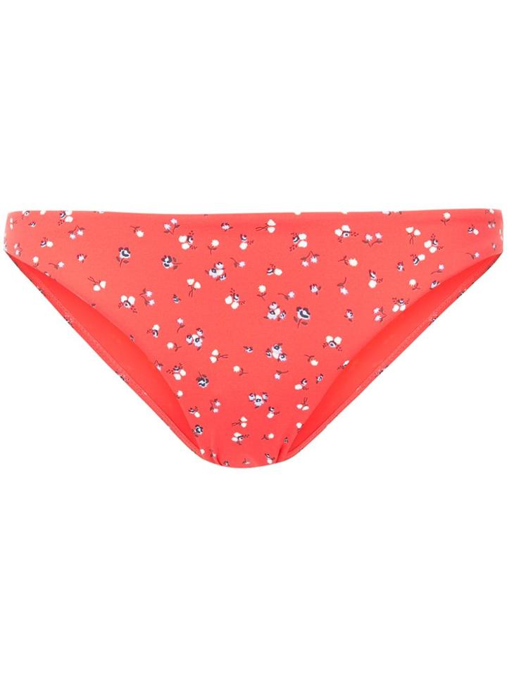 The Upside Floral Bikini Bottoms - Red