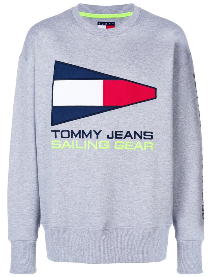 Tommy Jeans Logo Sweatshirt - Grey