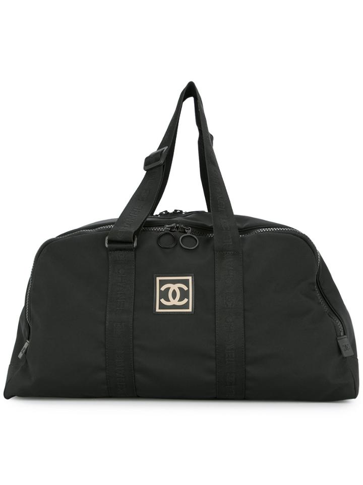 Chanel Vintage Sports Line Travel Bag - Black