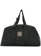 Chanel Vintage Sports Line Travel Bag - Black