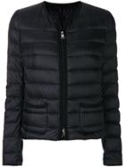Moncler Zipped Puffer Jacket - Black