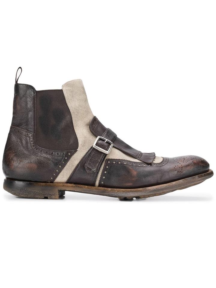 Church's Ankle Oxford Boots - Brown