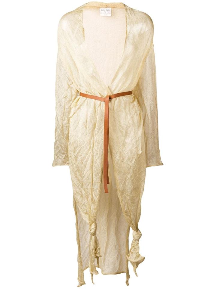 Forte Forte Longline Cardigan - Neutrals