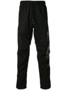 Maharishi Embroidered Track Pants - Black