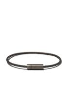 Le Gramme 9 Grams Cable Bracelet - Black Silver
