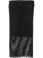 Alexander Wang Net Fitted Skirt, Women's, Size: Xs/s, Black, Polyester/nylon/rayon